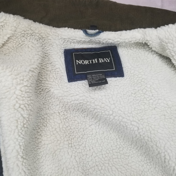 north bay Jackets & Coats Mens North Bay Sherpa Lined Denim Jacket
